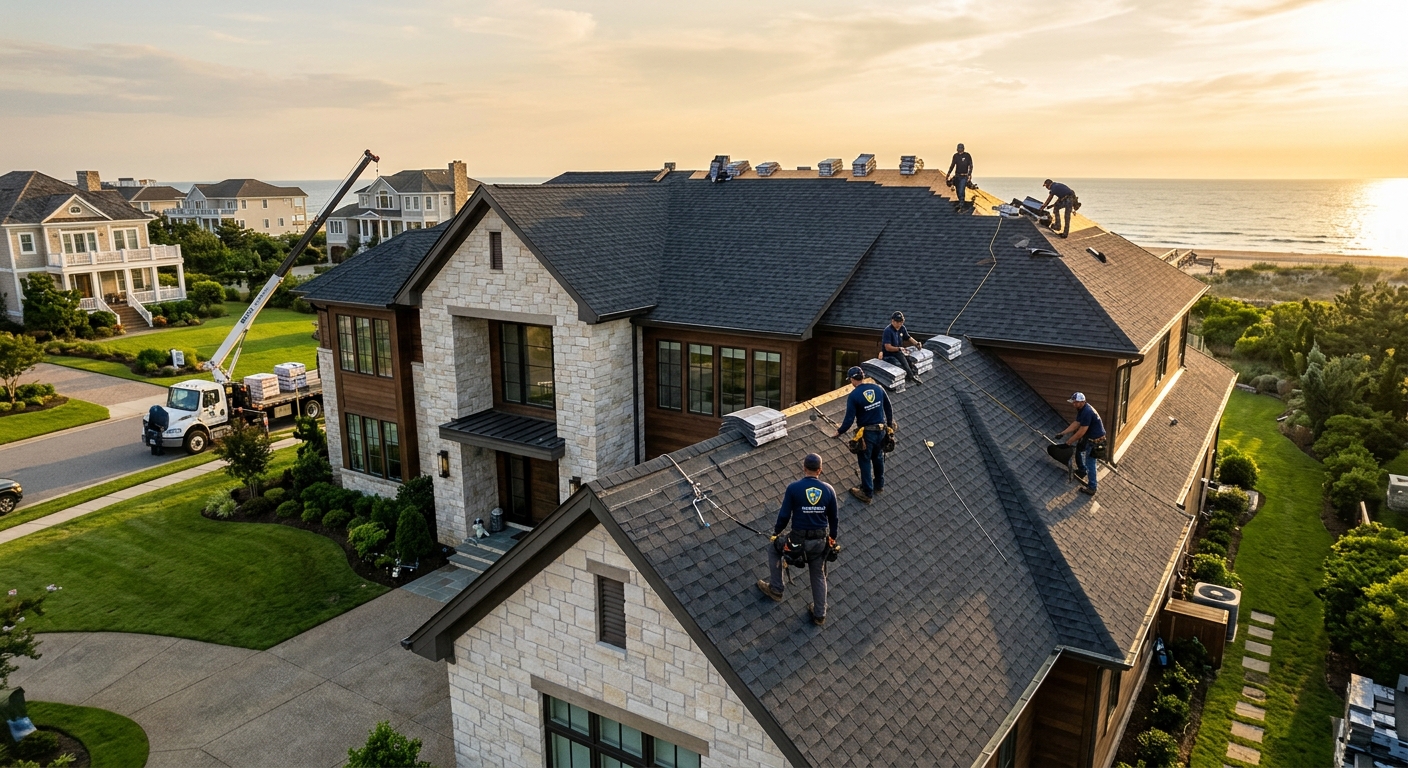 New Roof Replacement in Virginia Beach, Virginia